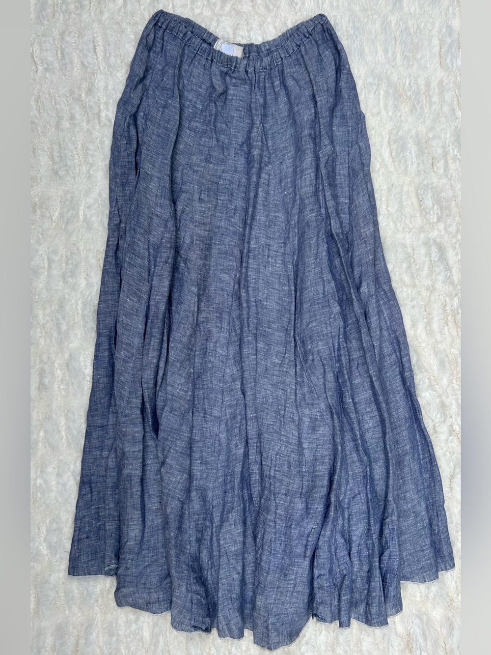 CP Shades Lily Linen Chambray Maxi Skirt